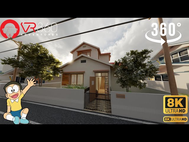 VR 360 - Nobita House【8K Video Quality】