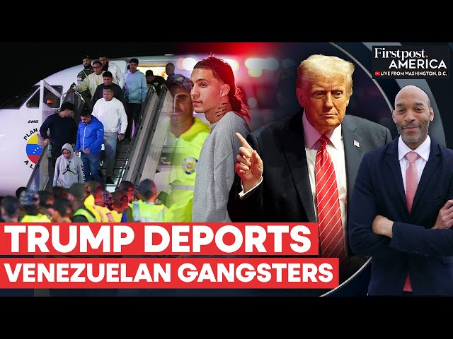 US Deports Venezuelan Migrants, Including Tren De Aragua Cartel Members | Firstpost America | N18G