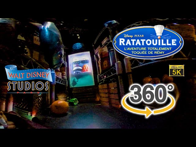 5K VR 360 Disneyland Paris Ratatouille The Adventure On Ride Ultra HD POV Walt Disney Studios Park