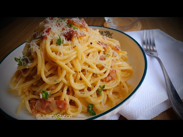 How to Cook Italian Classic Carbonara/JulianaStation