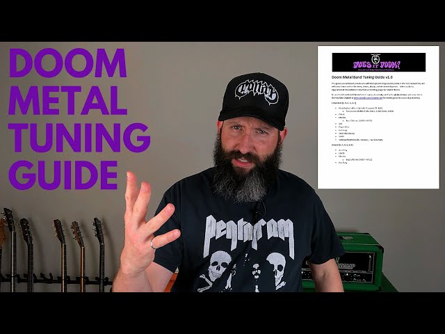 Doom Metal Guitar Tuning Guide - FREE PDF