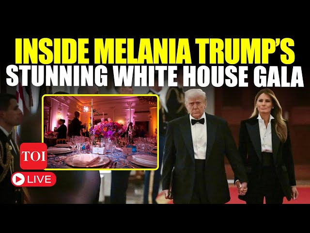 LIVE | Melania’s GRAND Return, Hosts Lavish White House Dinner, Trump Sings Praises ‘Amazing Wife’