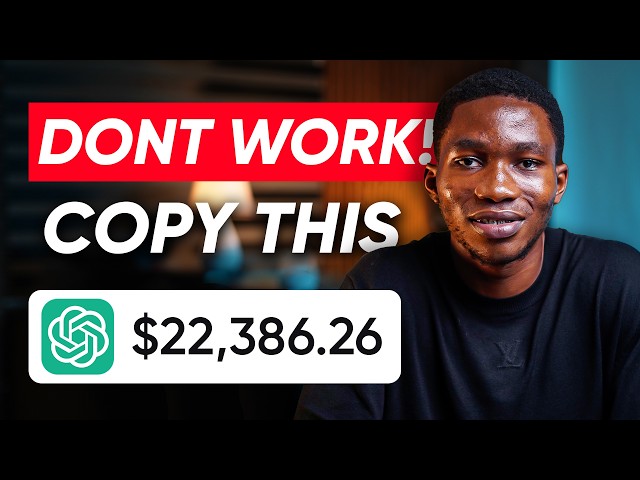 How To Earn $22,386 with ChatGPT For FREE (How To Make Money Online With Artificial Intelligence)