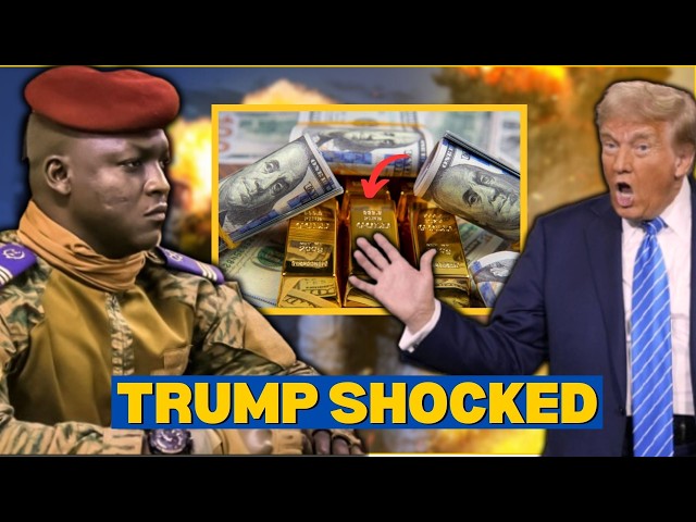 Ibrahim Traoré Boldly Respond to Trump's repatriation of Africans by producing it's own Gold bar.