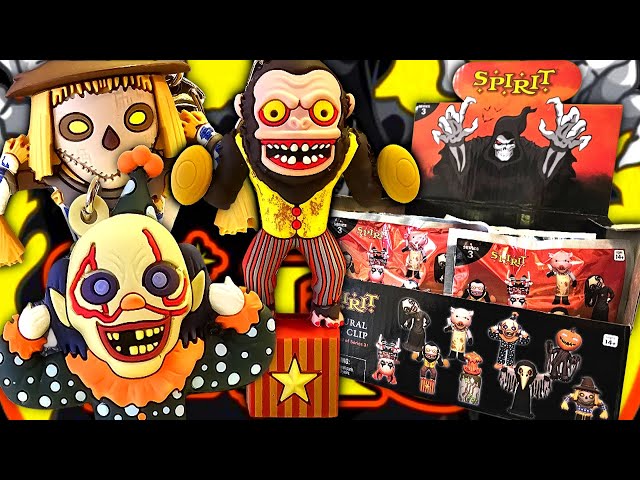 SPIRIT HALLOWEEN ANIMATRONIC BAG CLIPS SERIES 3 MYSTERY BLIND BAGS UNBOXING A WHOLE CASE!