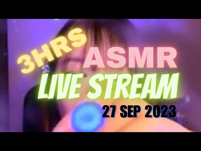 ASMR Live Stream recorded fall asleep fast, calming and relax (ไลฟ์สดย้อนหลัง)