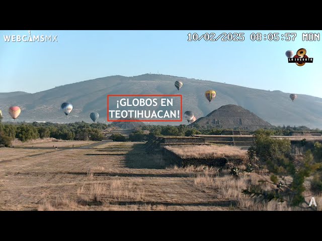 🎈 #TEOTIHUACÁN | ¡Globos en la zona arqueológica! #EnVivo