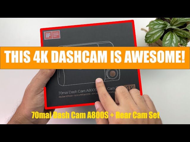 The best value-for-money 4K dash camera ever! || 70mai Dashcam A800S + Rearcam set full unboxing