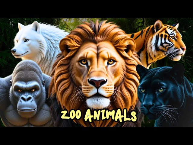 Safari Animal Sounds Song | Nursery Rhyme for Kids - Learn Animal Names and Sounds