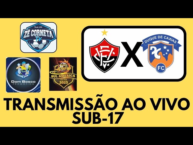 GOLS E ÚLTIMOS MINUTOS DO 1° TEMPO | DUQUE DE CAXIAS X VITÓRIA | SUB-17 COPA DA PAZ | 26/01/2025