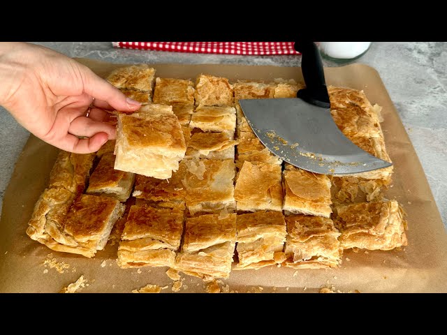 FAMOUS Turkish pastry RECIPE WITH 3 INGREDIENTS😍. INCREDIBLY EASY AND DELICIOUS