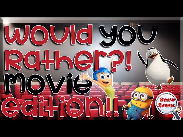 Would You Rather? Movie Edition! | This or That | Fun Fitness Games for Kids | GoNoodle