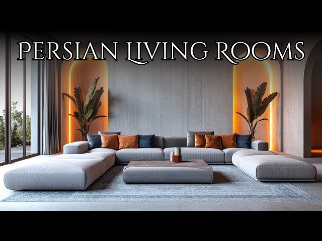 Luxury Persian Living Room Design Ideas 2024 - Living Room Design Trends 4K