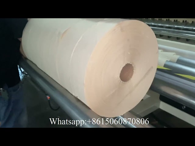 Jumbo roll toilet paper slitting and rewinding machine