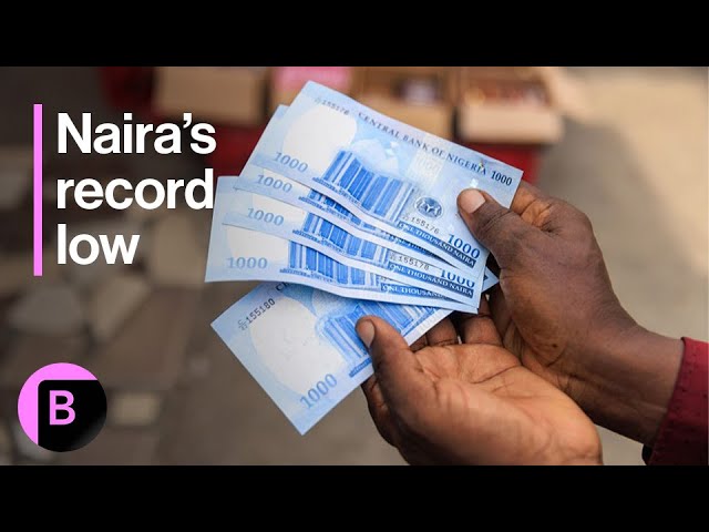 Nigeria Economy: Naira Hits Record Low as Dollar Liquidity Plunges