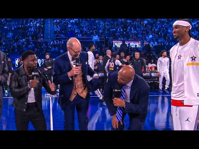 Chuck ROASTS Kevin Hart at 2025 NBA All-Star Game 😂