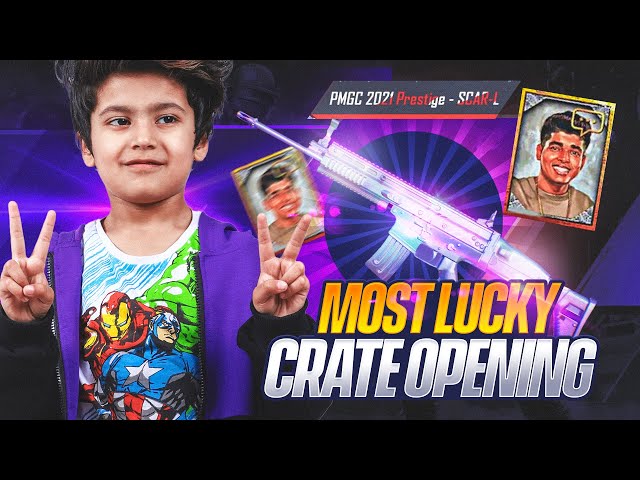 PMGC CRATE + JONATHAN VOICE PACK + LUCKY 🤩 CRATE OPENING - NEW MYTHIC PRESTIGE SCAR L 🤯| BGMI VIVONE