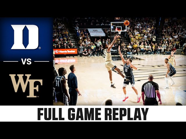 Duke vs. Wake Forest Full Game Replay | 2024-25 ACC Men's Basketball