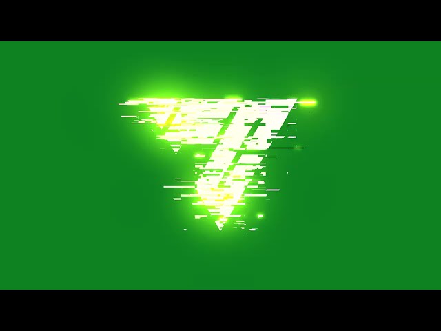 EA Sports FC24 (Fifa) Glitch Logo Green Screen Overlay | No Copyright