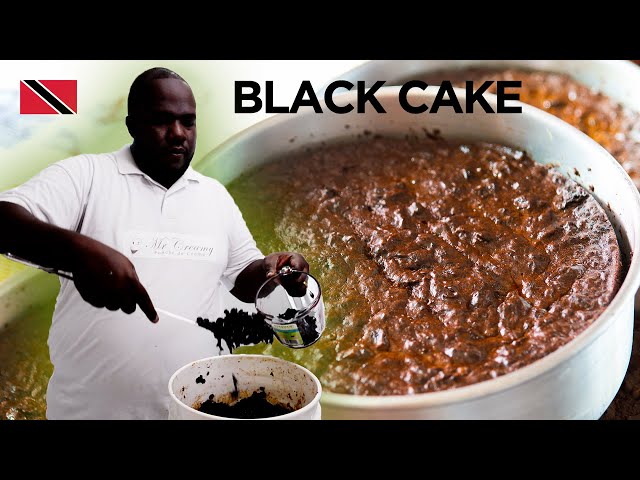 🇹🇹 Black Cake By Mr. Creamy's Christmas Delights in Trinidad & Tobago | Foodie Nation Feature