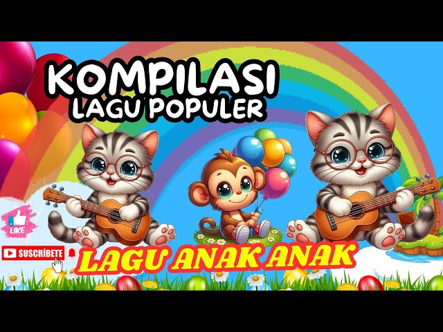 Kompilasi - Naik Delman - Kucing Meong - Lagu Anak Anak - Lagu Anak Indonesia Populer  @azkakids2024