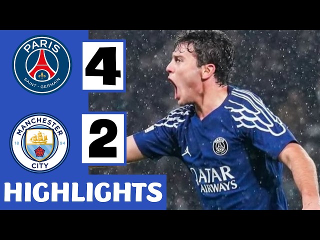 🔵 PSG vs Manchester City 4 - 2 Extended HighLights UEFA Champions League