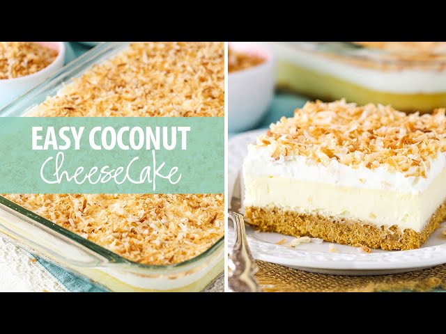 Easy Coconut Cheesecake