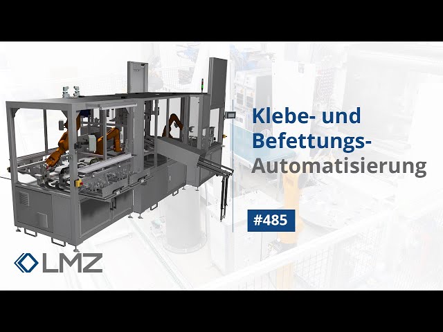 Klebe- & Befettungs-Automatisierung | #485 | KUKA Industrieroboter | Klebeeinheit | Modulares System