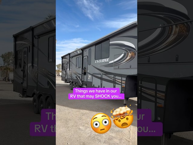 What’s your favorite RV LUXURY? #glamping #rvlife #rvlifestyle #rvliving #travel #luxury