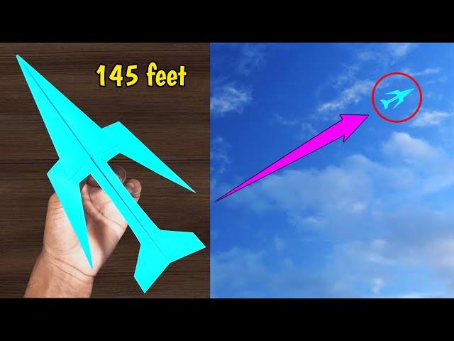 How To Make a Paper Airplane Long Flight