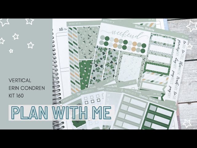 Plan With Me - Erin Condren Vertical March 13th