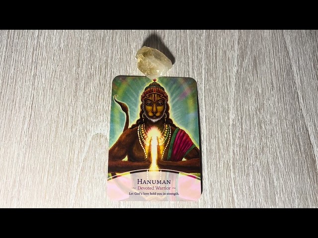 Divine Master Card - Hanuman (Devoted Warrior)