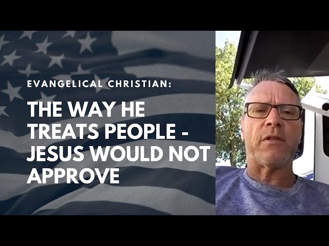 Evangelical Christian Doesn't Understand How His Friends Can Still Support Trump