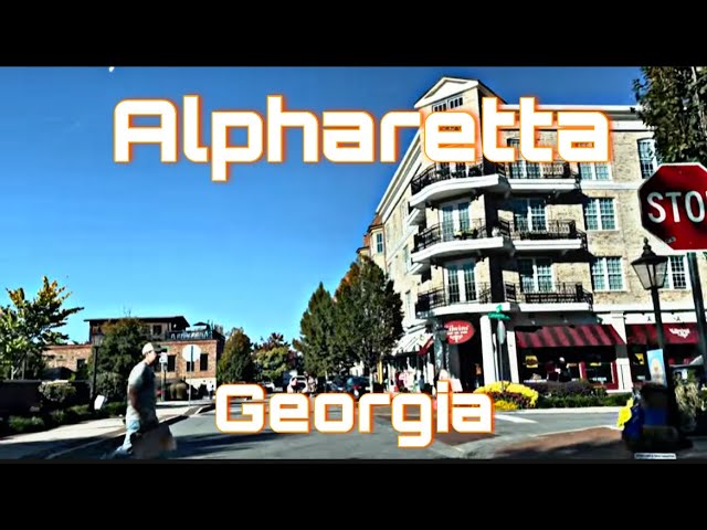 Alpharetta, Georgia - Fulton County - City Tour & Drive Thru