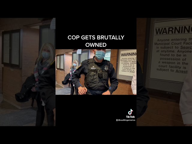 Cop gets owned at court by Auditing America