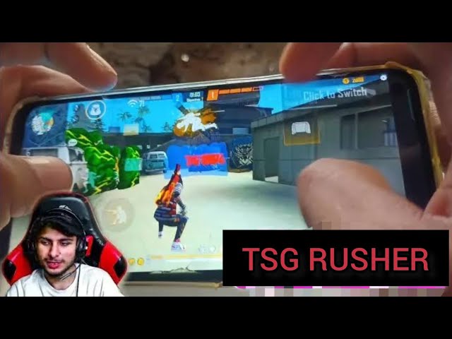 TSG RUSHER 😡 BOT GAMEPLAY TO PRO GAMEPLAY FREE FIRE IN MOBILE PHONE GAMEPLAY non copyright song