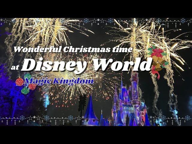 Orlando Disney World's Christmas 🏰🎆 | DAY3 Magic Kingdom | Must-do attractions | Special Parade