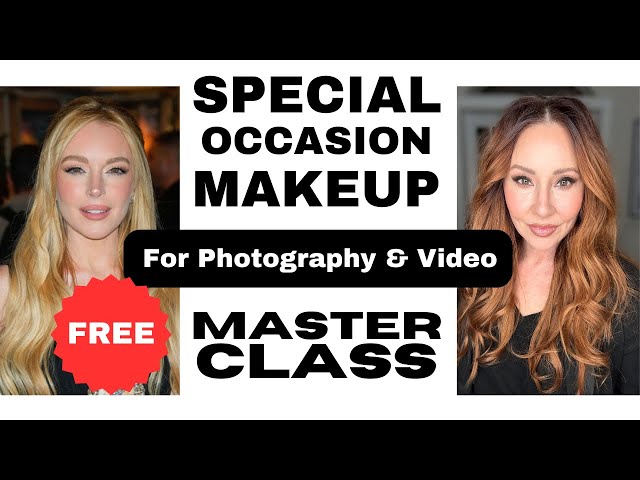 Special Occasion Makeup: FREE Masterclass Photography/Video Events