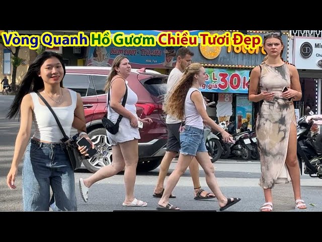 Vòng Quanh Hồ Gươm Chiều Tươi Đẹp - Ho Guom Lake