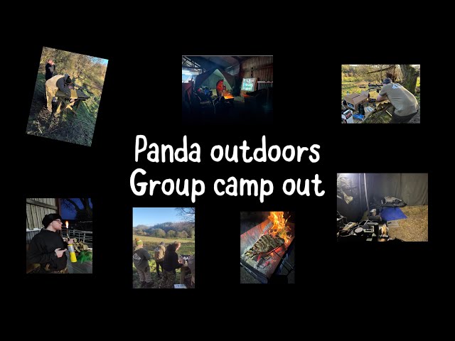 Panda outdoors group camp out