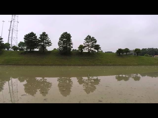 Detroit I-75 - 696 flooded, GoPro 3 Phantom 2