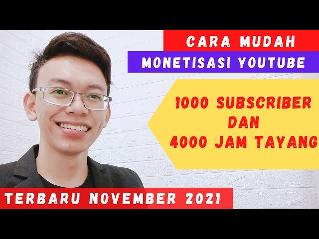 Cara Mendapatkan 1000 subscriber dan 4000 jam tayang di Youtube