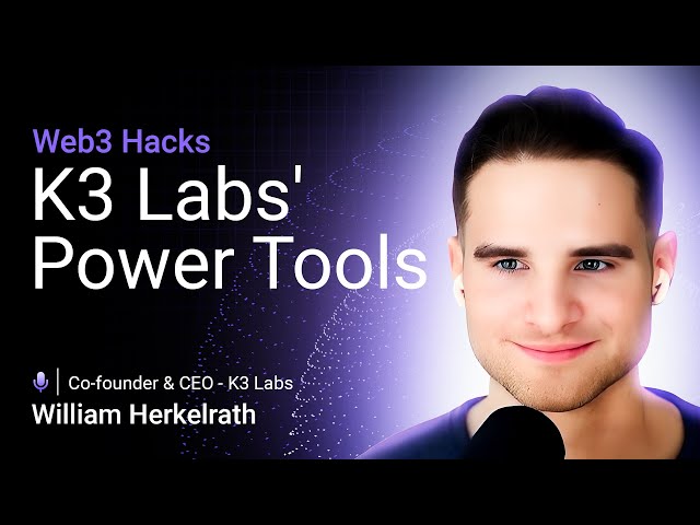 No-Code Tools for Web3: Building onchain workflows with K3 Labs