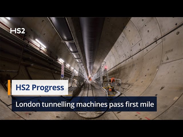 HS2 tunnelling in the capital passes the first MILEstone