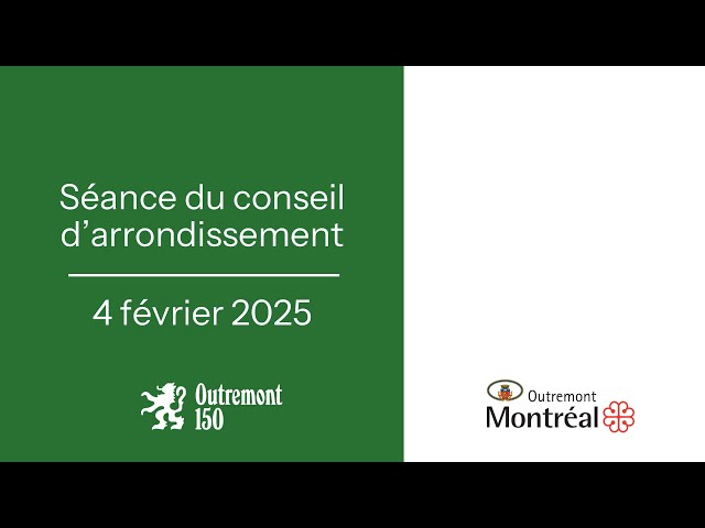 Séance du conseil du 4 février 2025