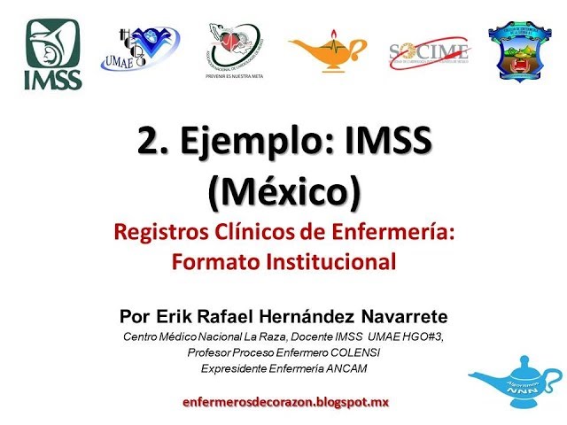 2 IMSS REGISTROS CLINICOS NOTAS DE ENFERMERÍA EN MEXICO