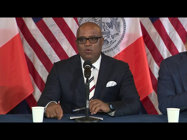 Deputy Mayor for Public Safety Philip Banks Holds Briefing on Public Safety in New York City