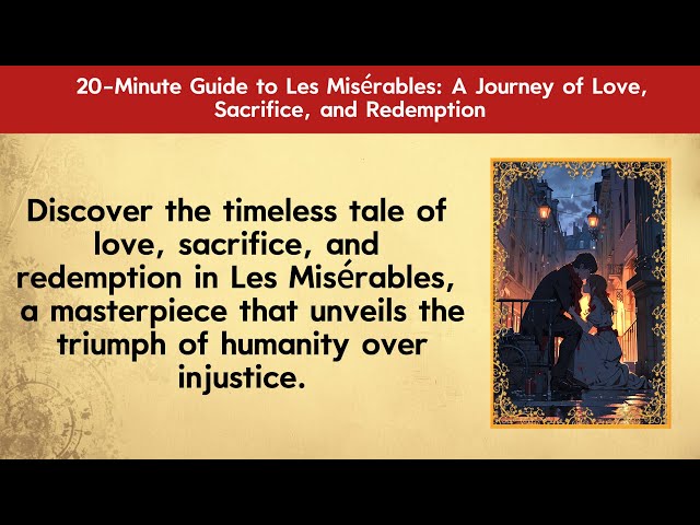 20-Minute Guide to Les Misérables: A Journey of Love, Sacrifice, and Redemption | Graded Reader