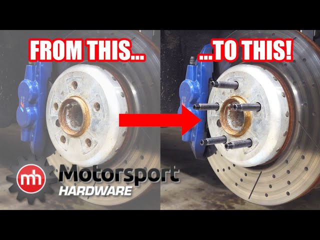 BMW Wheel Stud Conversion DIY (Link In Description) | Motorsport Hardware