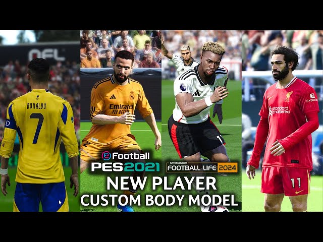 PES 2021 & Football Life 2024 - New Player Custom Body Model By Moiduran2